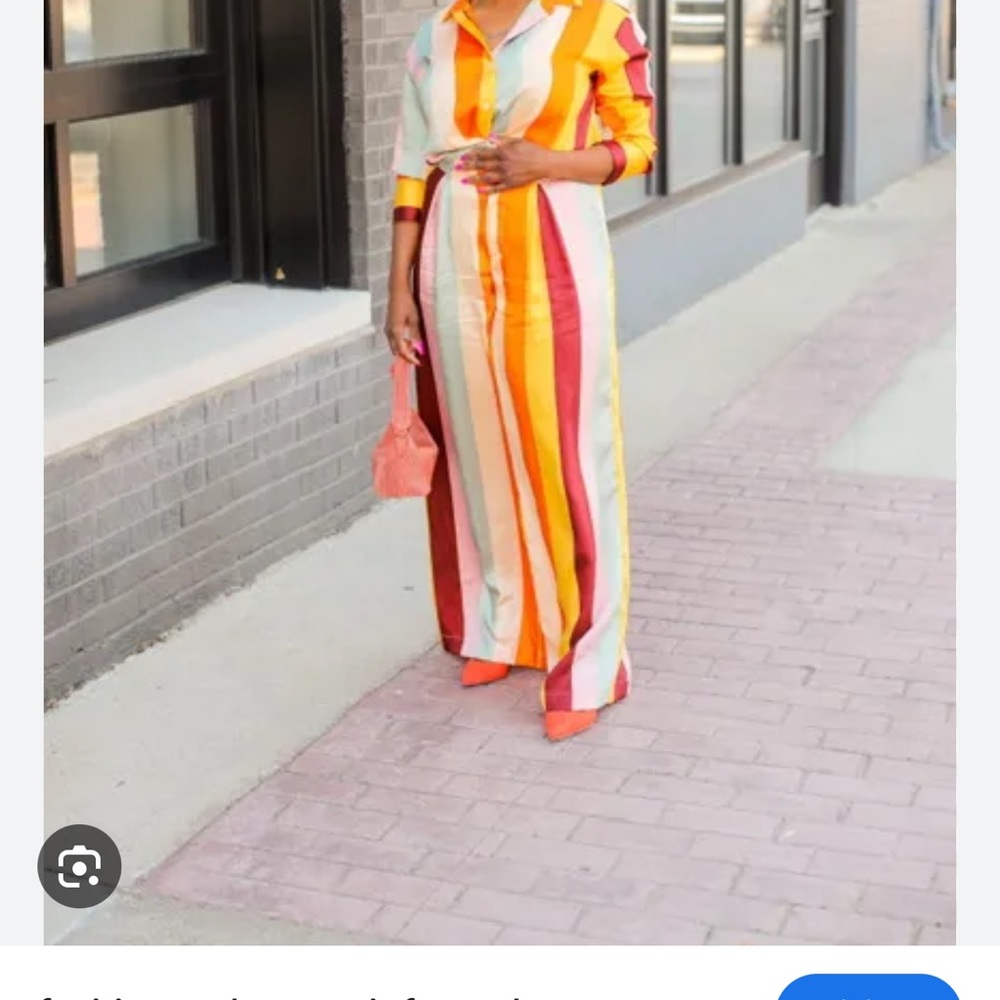 Fe Noel x Target Striped Multicolor Pants Set